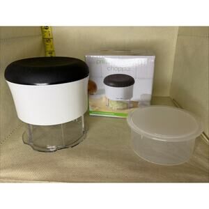 Stainless Steel Press Vegetable Chopper With Container